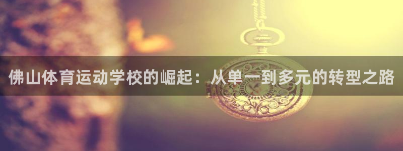 千亿国际官网下载招商电话地址是多少：佛山体育运动学校