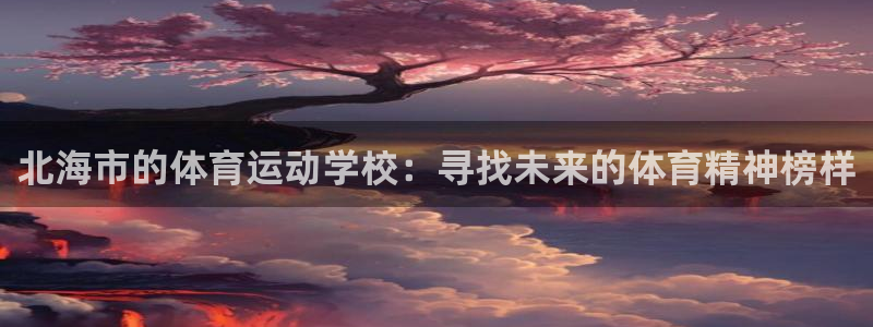  千亿国际pt：北海市的体育运动学校：寻找未来的体育精神榜样